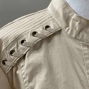 Size XL Khaki Zippered Jacket